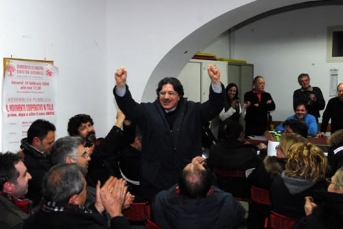 Stefano Di Tommaso al raggiungimento del quorum - Foto Corrado Spagnoli